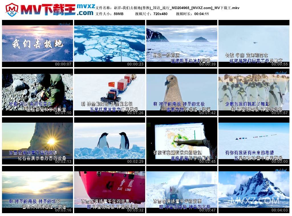 讴洋-我们去极地(替换)_国语_流行_MD204965